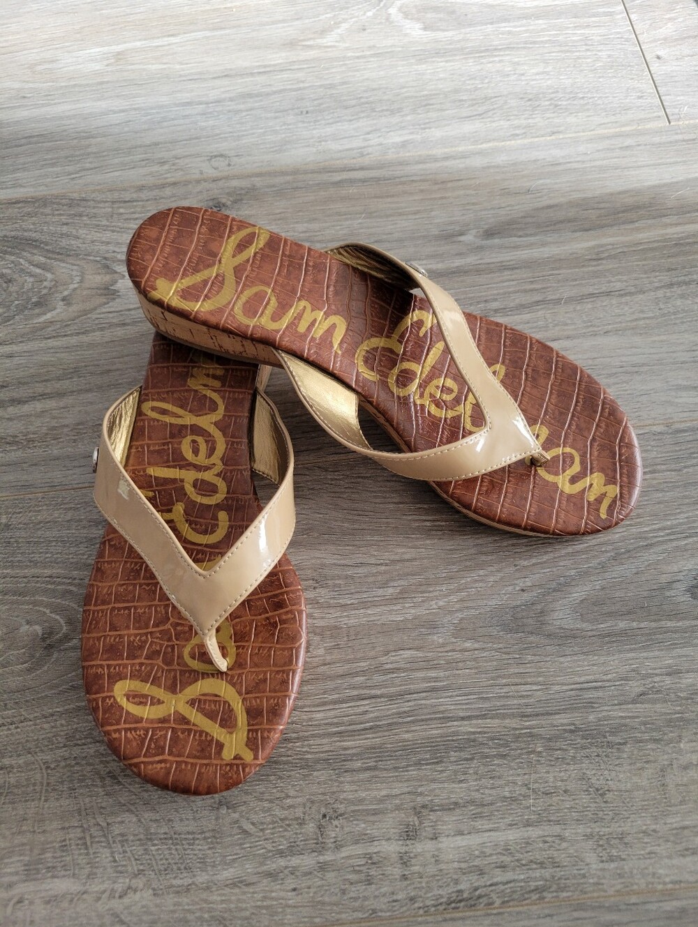Sam Edelman Thong Sandals Size 7.5 - Picture 2 of 4